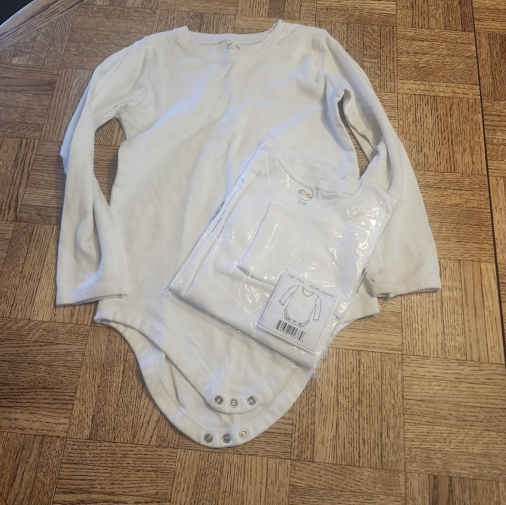 CBO Baby 5t long sleeve One-z t'shirt with snaps